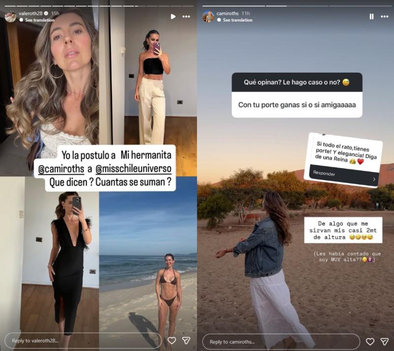 Vale Roth postula a su hermana al Miss Universo | Instagram