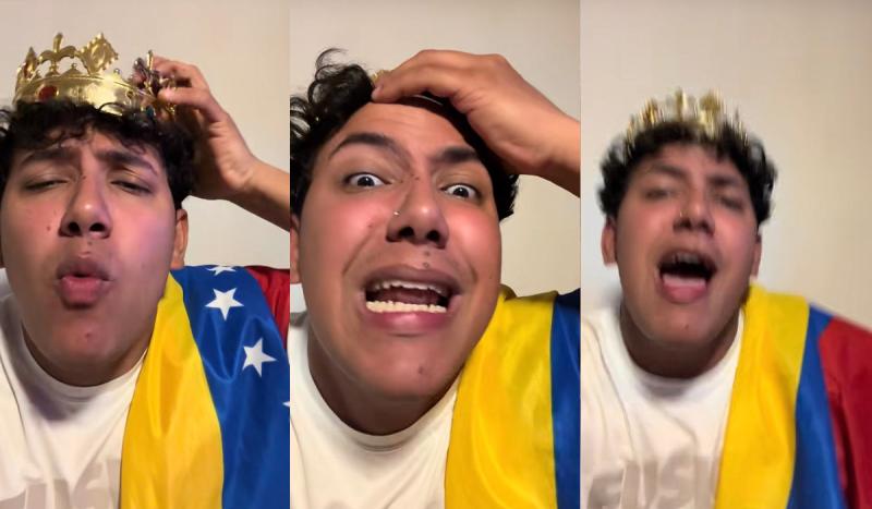 Venezolano se vuelve viral en TikTok.