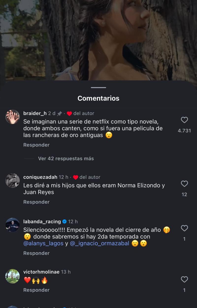 Los comentarios que generó aparición de Alanys Lago con galán cantante - Captura