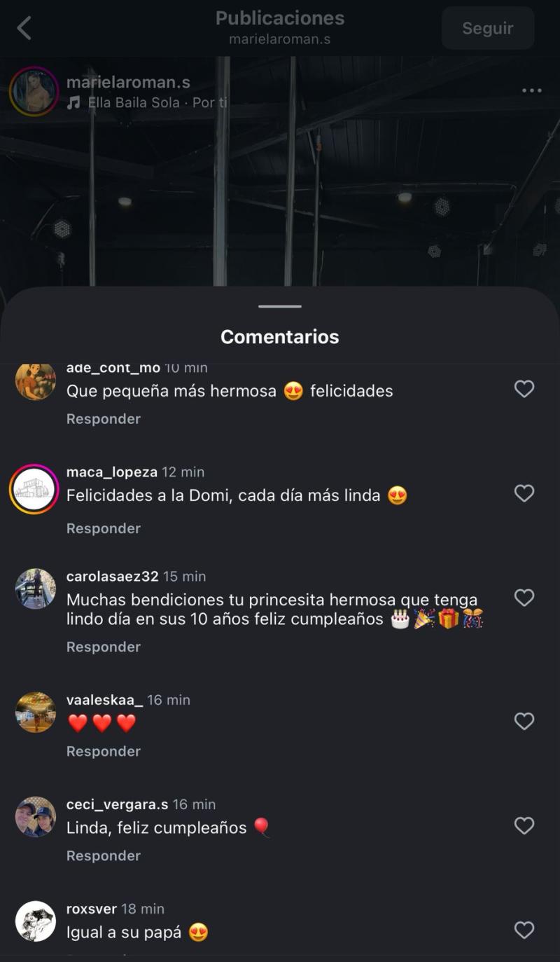 Hija de Mariela Román y Fabricio Vasconcelos cumplió 10 años y generó reacciones - Captura