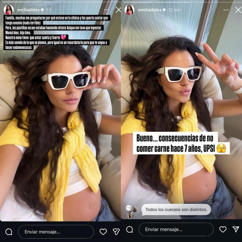 Historias de Emilia Dides - Instagram