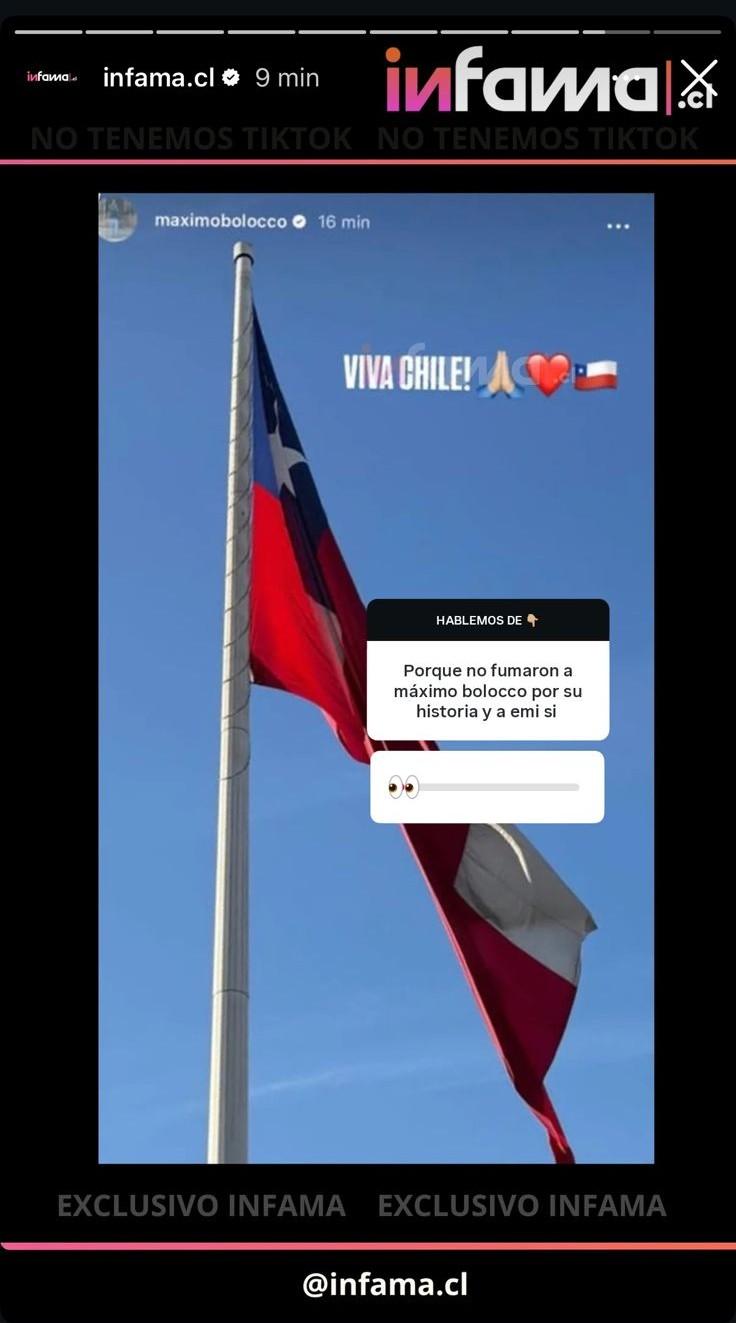 Máximo Bolocco compartió foto tras triunfo de José Antonio Kast - Instagram Infama