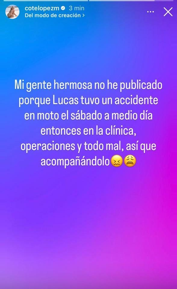 Historia de Coté López | Instagram