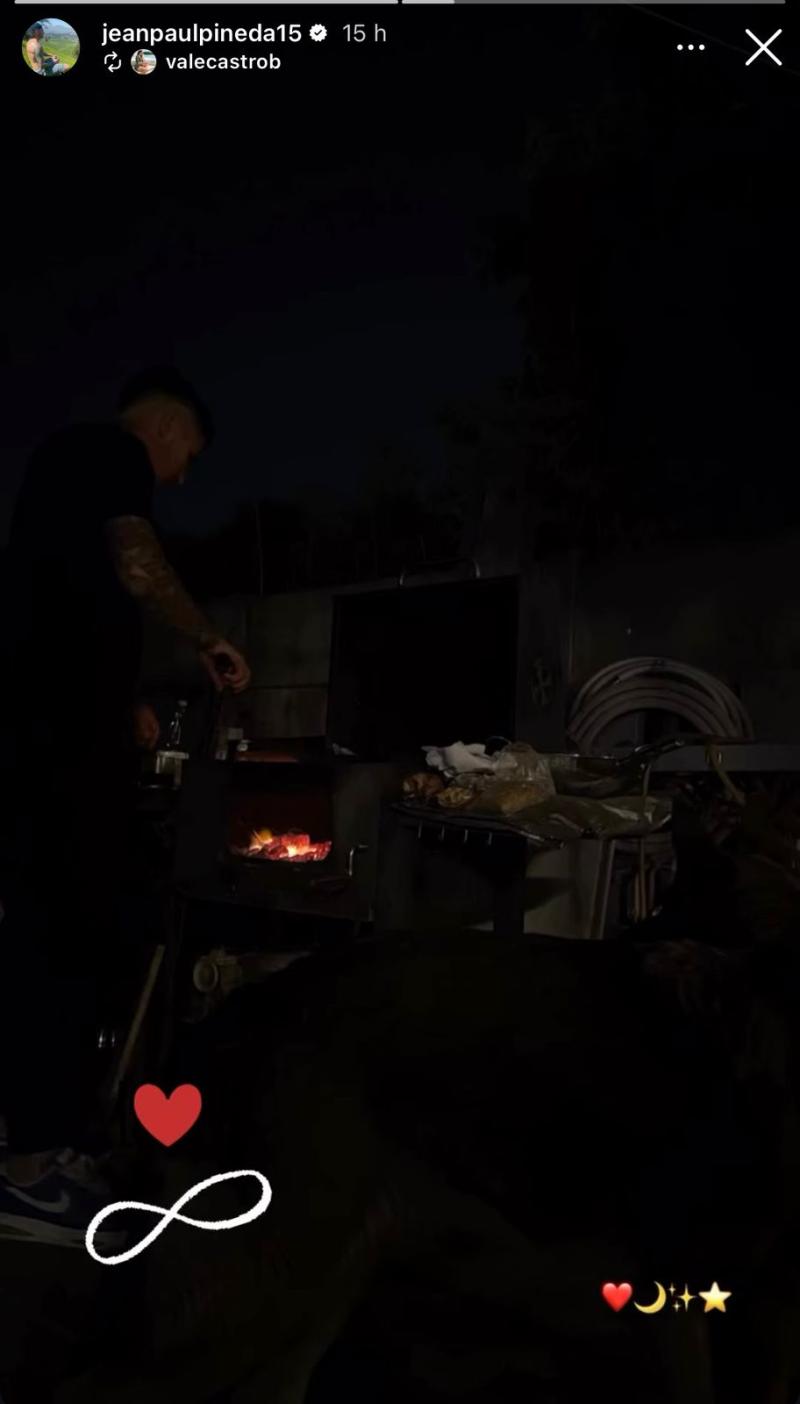 Jean Paul Pineda junto a Valentina Castro - Instagram