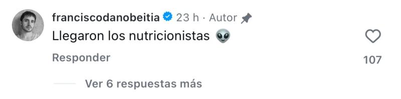 Comentario de Francisco Dañobeitía