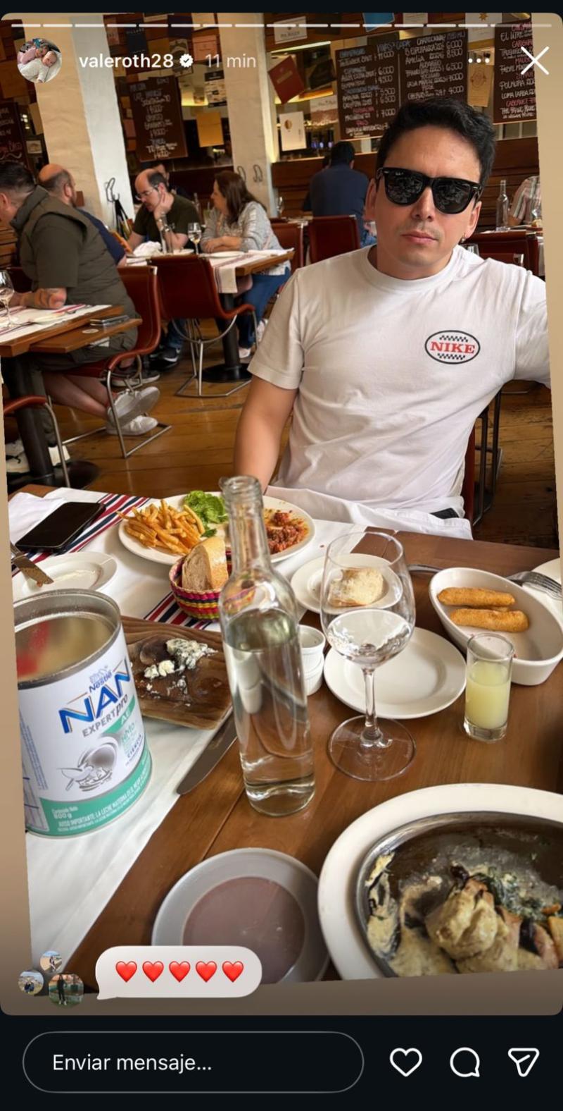 Historia de Vale Roth - Instagram