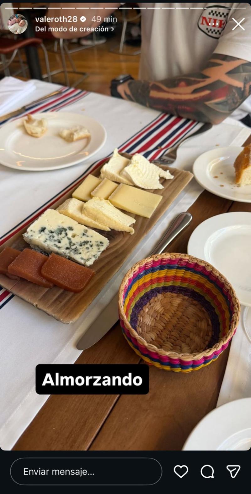 Historia de Vale Roth - Instagram