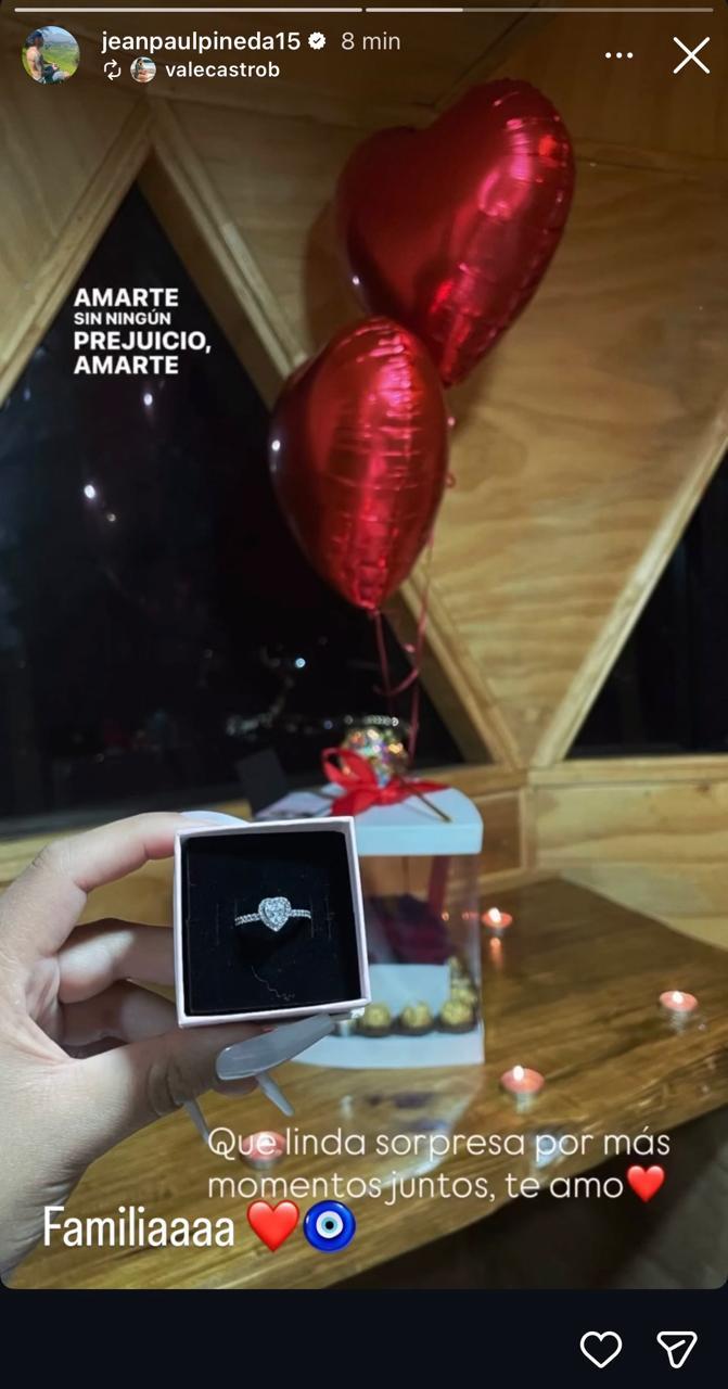 Historia de Jean Paul Pineda - Instagram