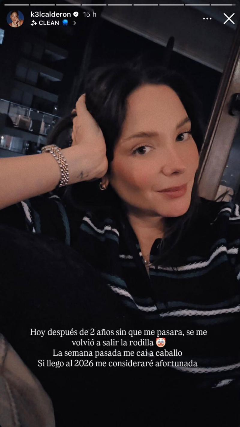 Kel Calderón comparte preocupante noticia antes de las fiestas - Instagram
