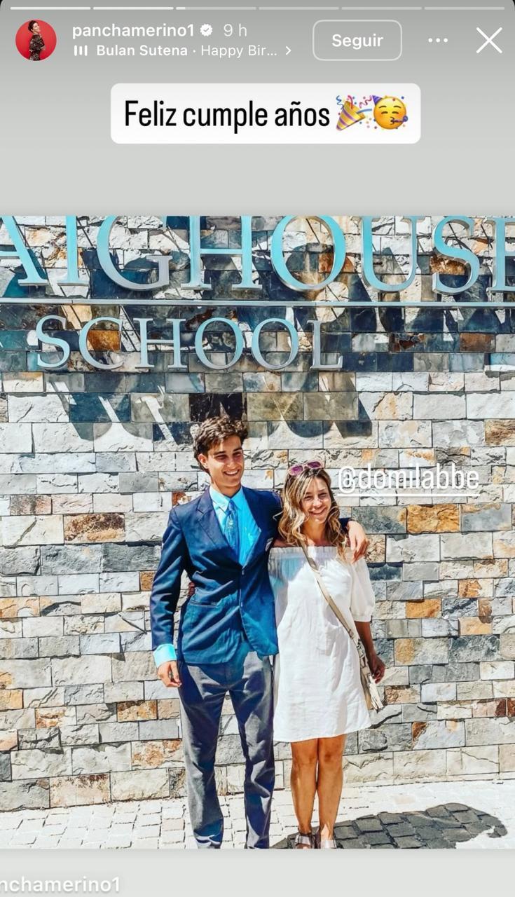 Pancha Merino y su hijo | Instagram