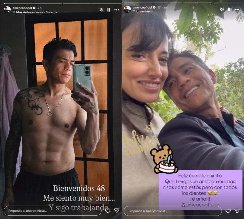 Yamila Reyna y Américo | Instagram