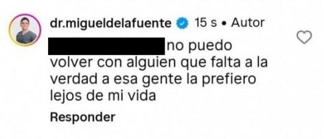 Miguel de la Fuente | Instagram | Nota: Vale Roth