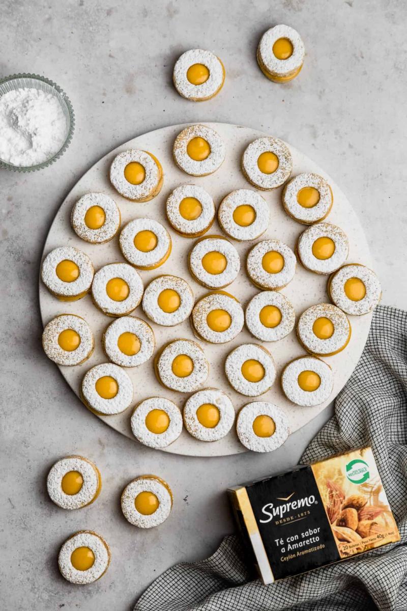 galletas linzer de limón. Créditos: Cravingjournals de Lorena Salinas