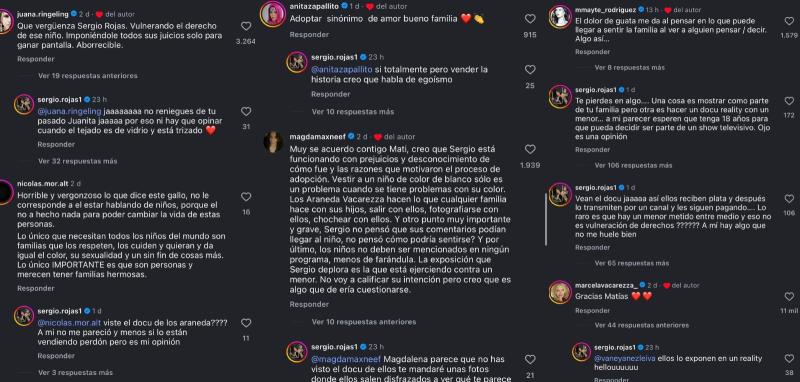 Duras críticas en contra de Sergio Rojas por dichos contra Rafael Araneda y Marcela Vacarezza - Instagram