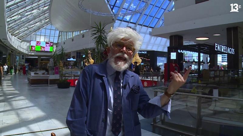 Federico Sánchez en Mall Parque Arauco. Créditos: 13C