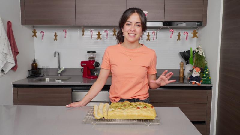 Foccacia navideña. Créditos: 13C