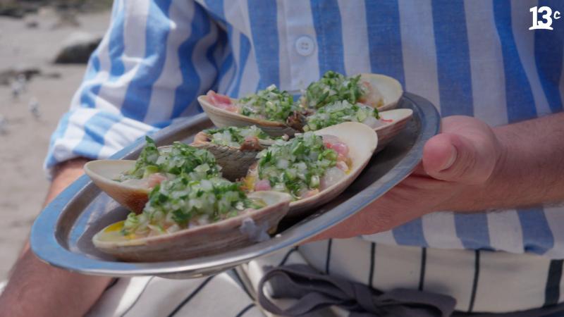 Almejas al matico en El Ingrediente. Créditos: 13C
