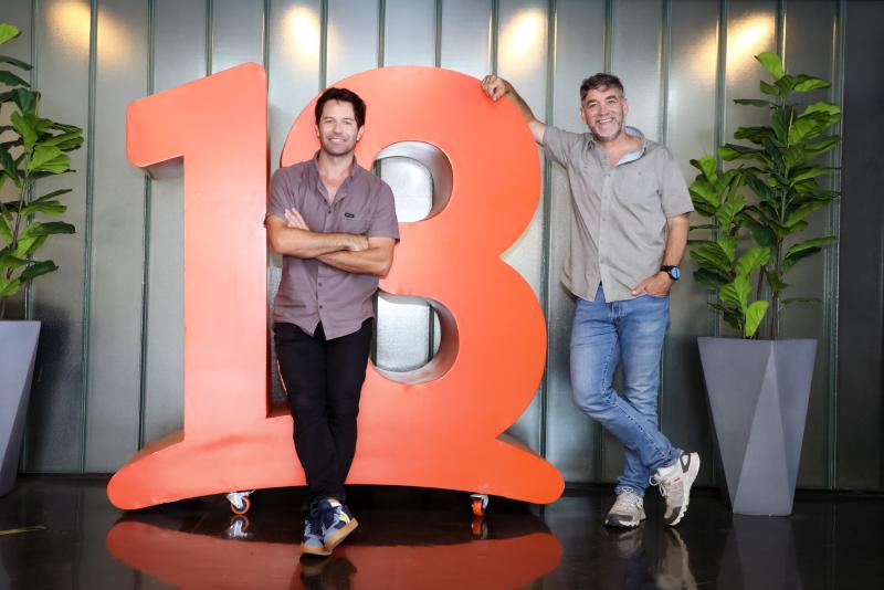 Cristián Arriagada y Felipe Braun. Créditos: 13C
