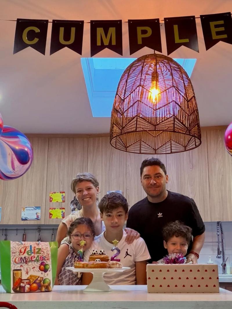 Manuel Neira celebra los 12 años de su hijo Santi | Instagram