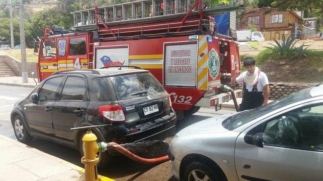 Está prohibido estacionar a menos de 5 metros de un grifo - Ovalle