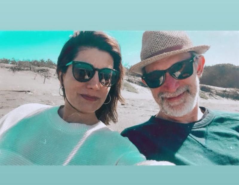 Pancho Melo y Daniela Lhorente