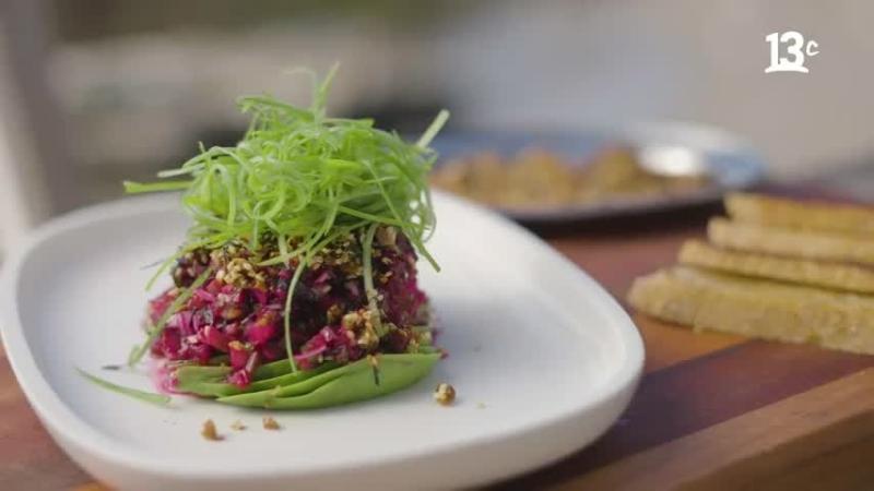 Tártaro vegano en El Ingrediente Pacífico. Créditos: 13C