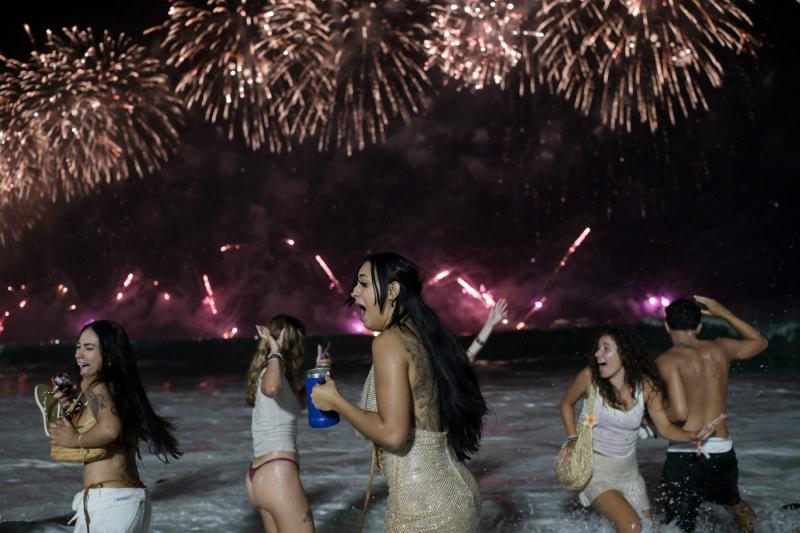 Festejos del Año Nuevo en Río de Janeiro/AFP