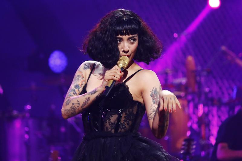 Mon Laferte durante su paso por el Festival de Viña 2020 - Agencia Uno