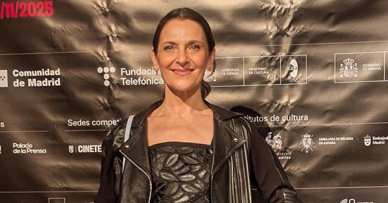 La actriz Antonia Zegers en el Festival Cine por Mujeres 2025 / Créditos: Instagram @antoniazegers