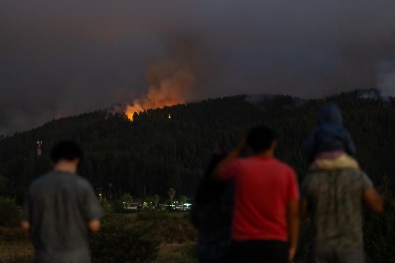 Incendios en la región de Bío bío y Ñuble - Aton