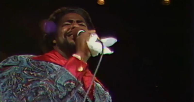 Barry White en el programa "Lunes Gala", 1979