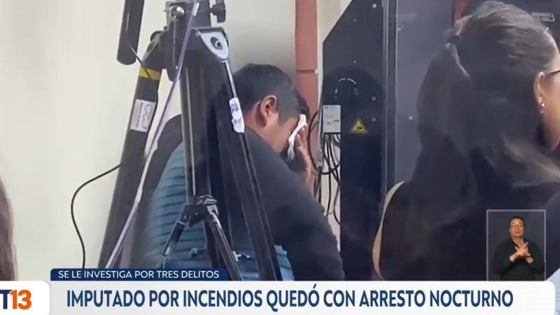 Claudio Luna, acusado de provocar incendio en la región del Biobío
