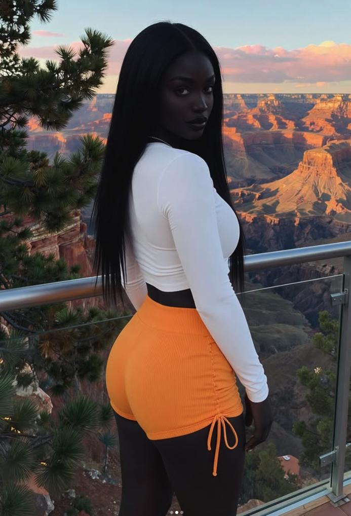 Nia Noir provocó un fuerte debate en las redes/Instagram