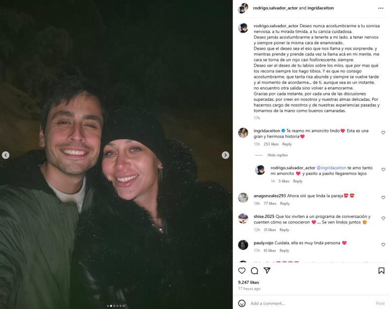 Ingrid Aceitón y Rodrigo Salvador | Instagram