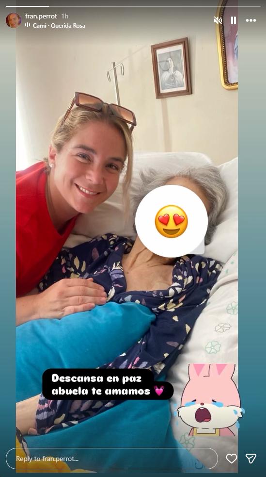 Francoise Perrot revela que su abuela falleció | Instagram