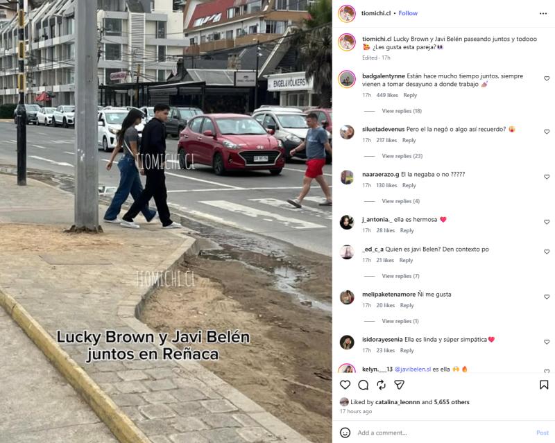 Javi Belén y Lucky Brown confirman su relación | Instagram