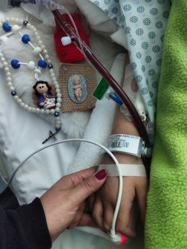 Piero tiene 5 años y necesita un trasplante de corazón