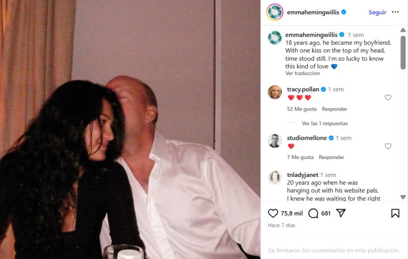 Bruce Willis y Emma Heming | Instagram