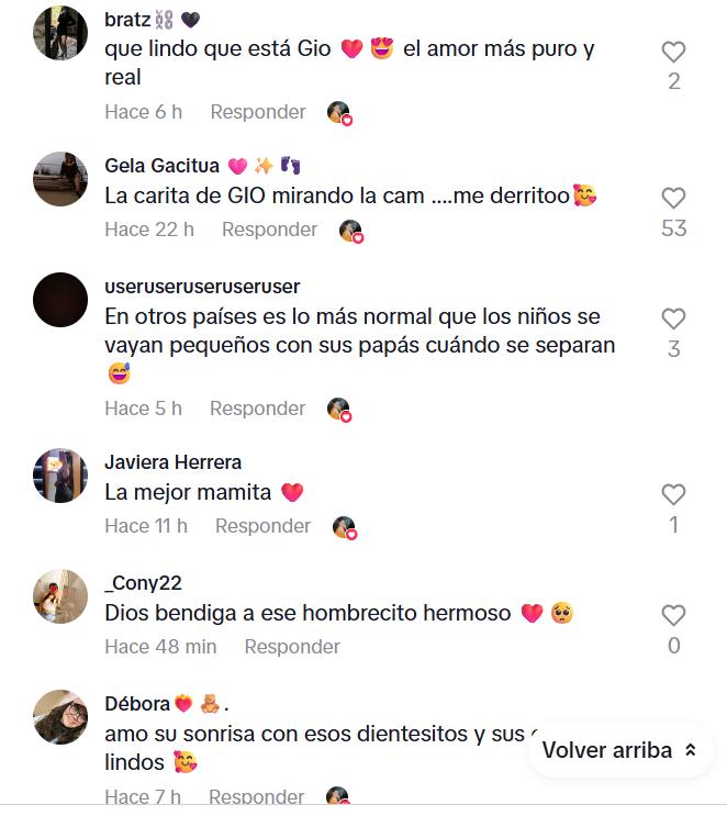 Comentarios que recibió Steffi Méndez en su video - Tiktok