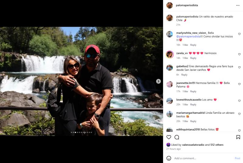 Paloma Aliaga y sus postales familiares en el sur de Chile | Instagram