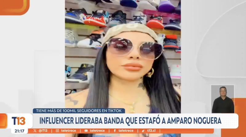 Jenny Ramos, influencer lideraba banda que estafó a Amparo Noguera.