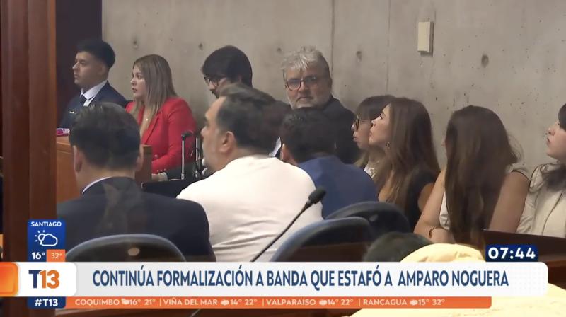 Continúa formalización de la banda acusada de estafar a Amparo Noguera.