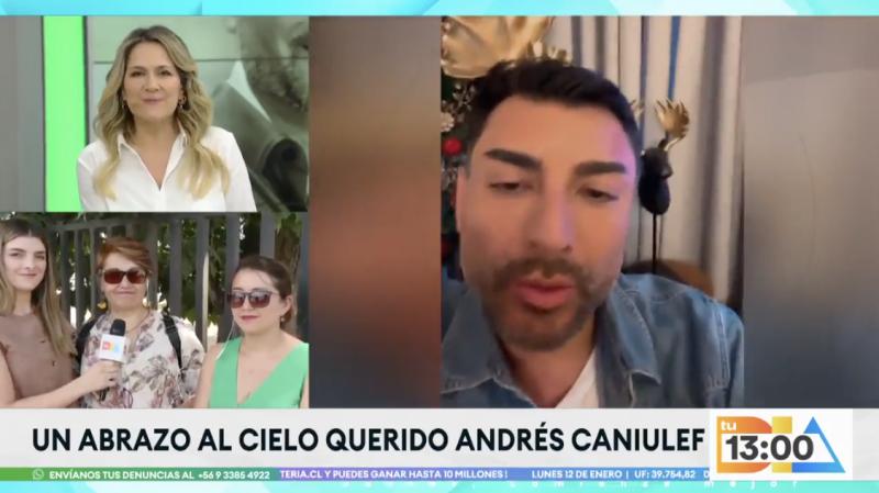El lindo vínculo entre Andrés Caniulef y Michelle Adam.