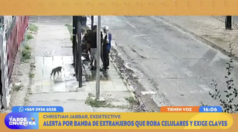 Maipú: banda de extranjeros roba celulares y exige las claves antes de irse.
