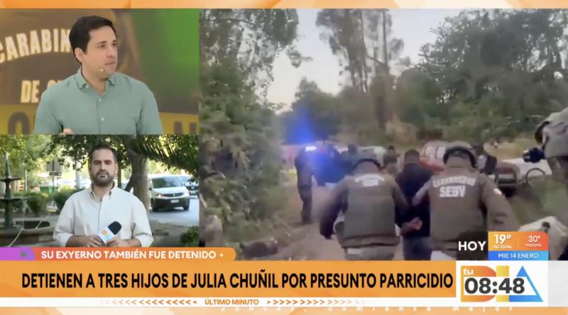 Remezón en el caso Julia Chuñil: detienen a sus tres hijos y exyerno.