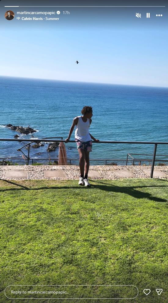 Martín Cárcamo muestra lo grande que está Mariano | Instagram