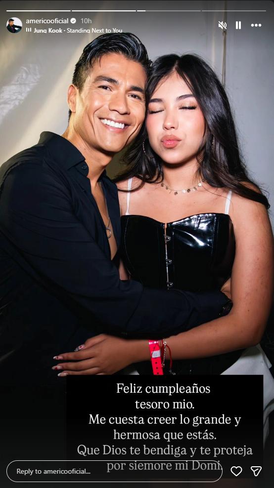 Américo celebra los 14 años de su hija Dominga | Instagram