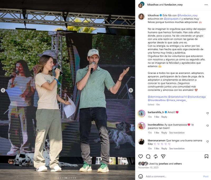 Las últimas publicaciones entre Kika Silva y Gonzalo Valenzuela | Instagram