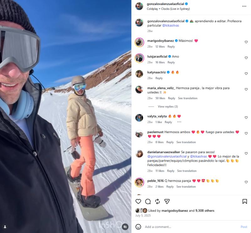 Las últimas publicaciones entre Kika Silva y Gonzalo Valenzuela | Instagram