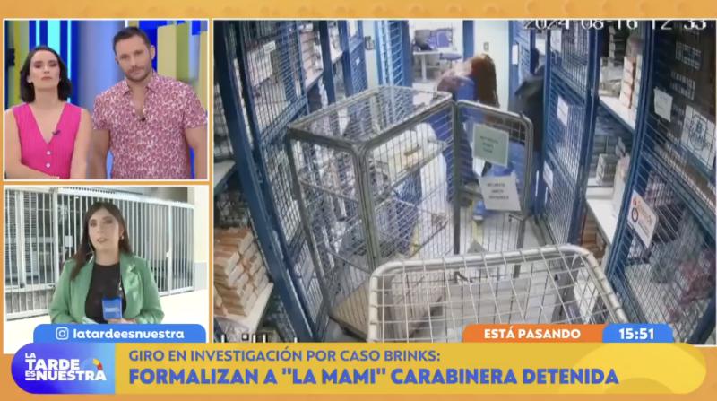 Carabinera vinculada al robo de camión Brinks tenía particular apodo.